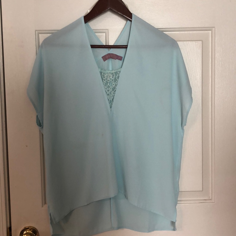 Size small blue blouse